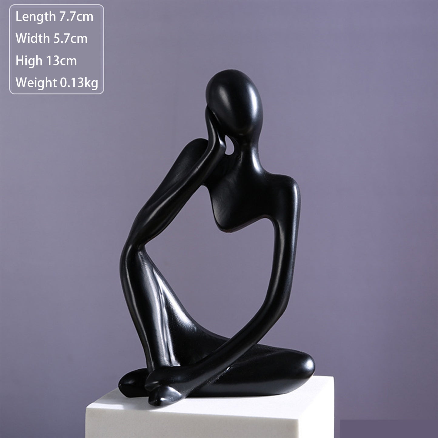 Abstract Human Art Sculpture - Creative Resin Home Decor for Entryway, Living Room, Desk Display
