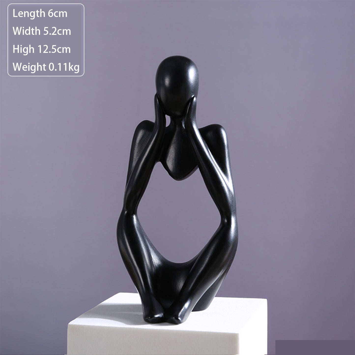 Abstract Human Art Sculpture - Creative Resin Home Decor for Entryway, Living Room, Desk Display