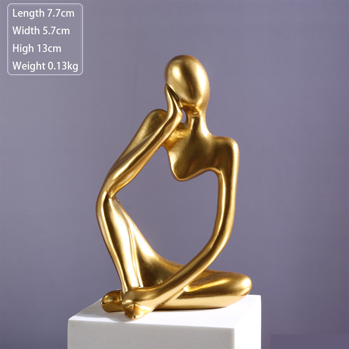 Abstract Human Art Sculpture - Creative Resin Home Decor for Entryway, Living Room, Desk Display