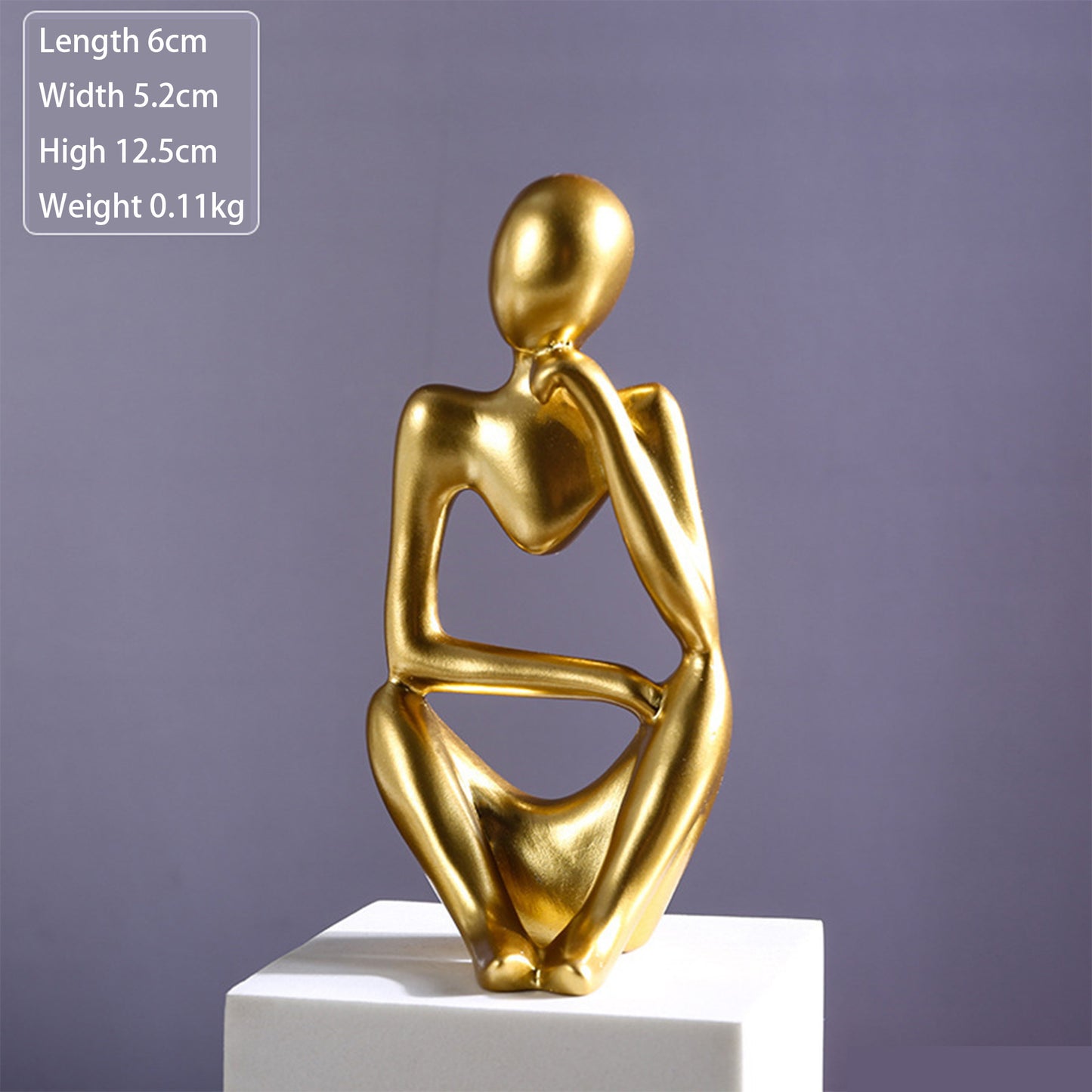 Abstract Human Art Sculpture - Creative Resin Home Decor for Entryway, Living Room, Desk Display