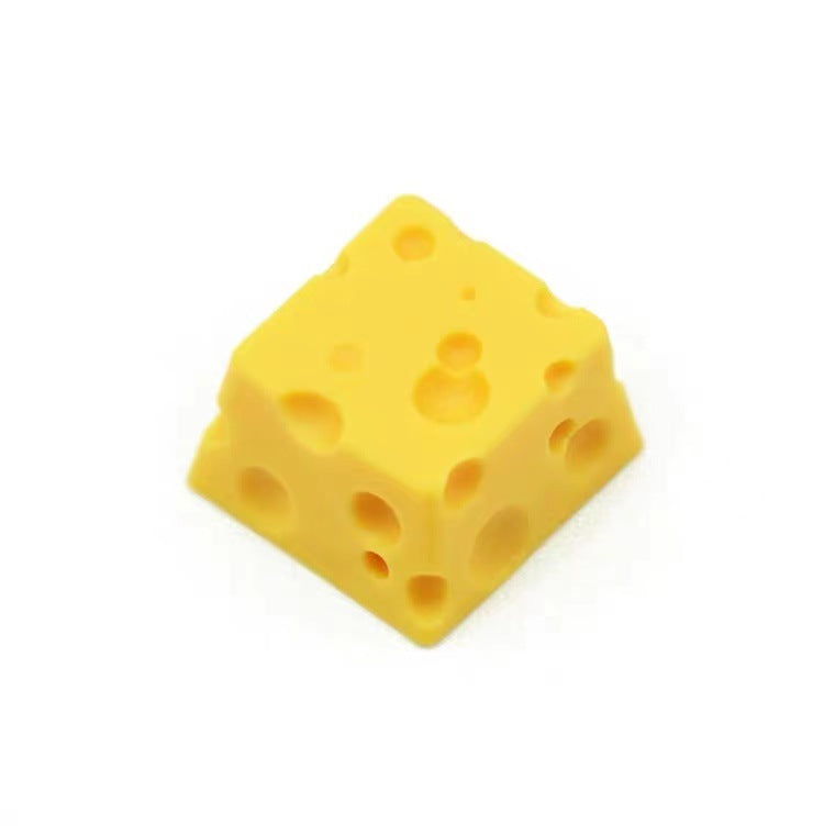DIY Custom Cheese-Shaped Keycap Set - Multiple Colors Available