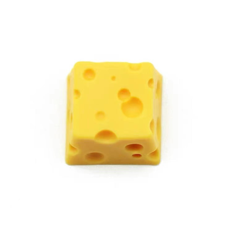 DIY Custom Cheese-Shaped Keycap Set - Multiple Colors Available