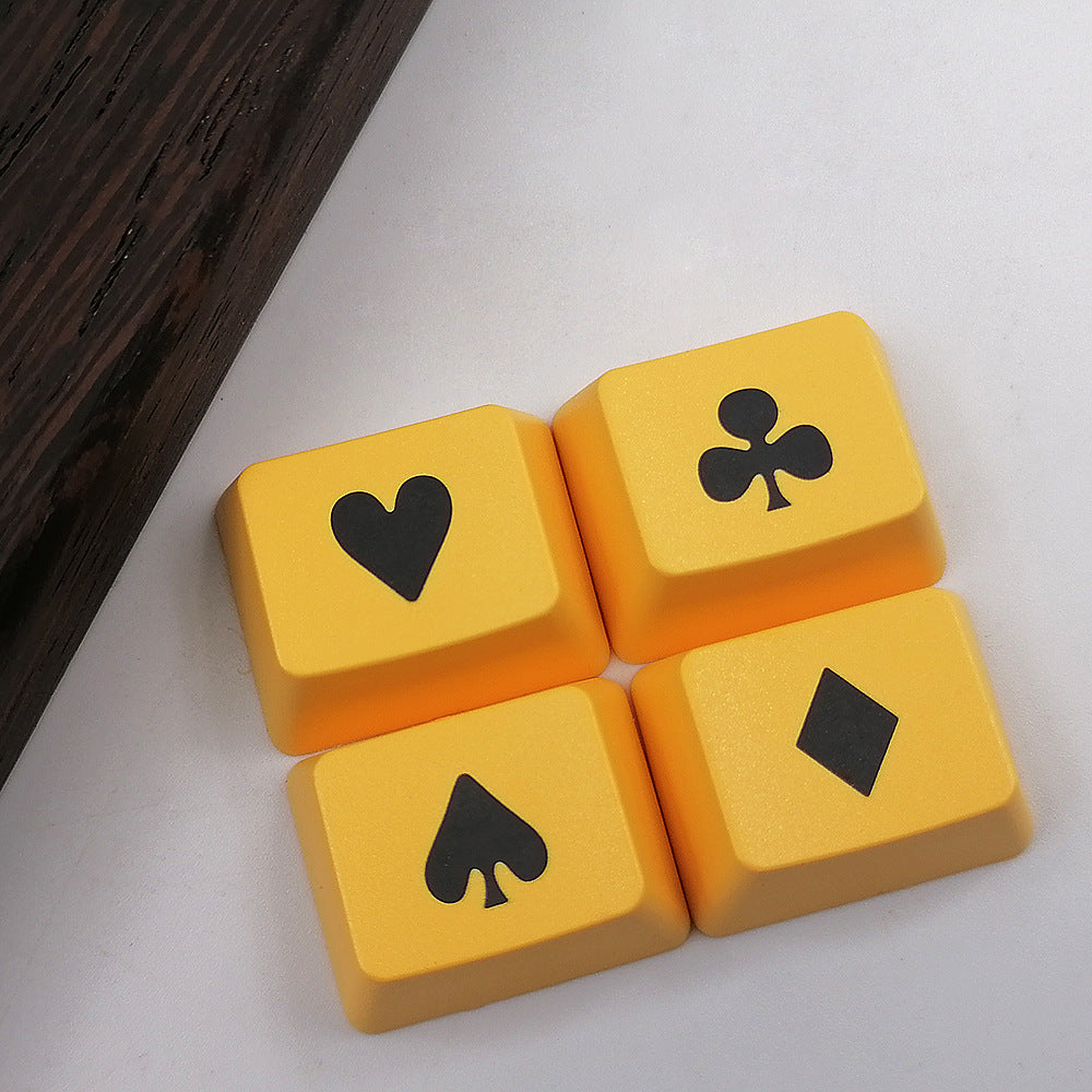 Custom Poker-Themed Keycaps for Mechanical Keyboards Function Key Set