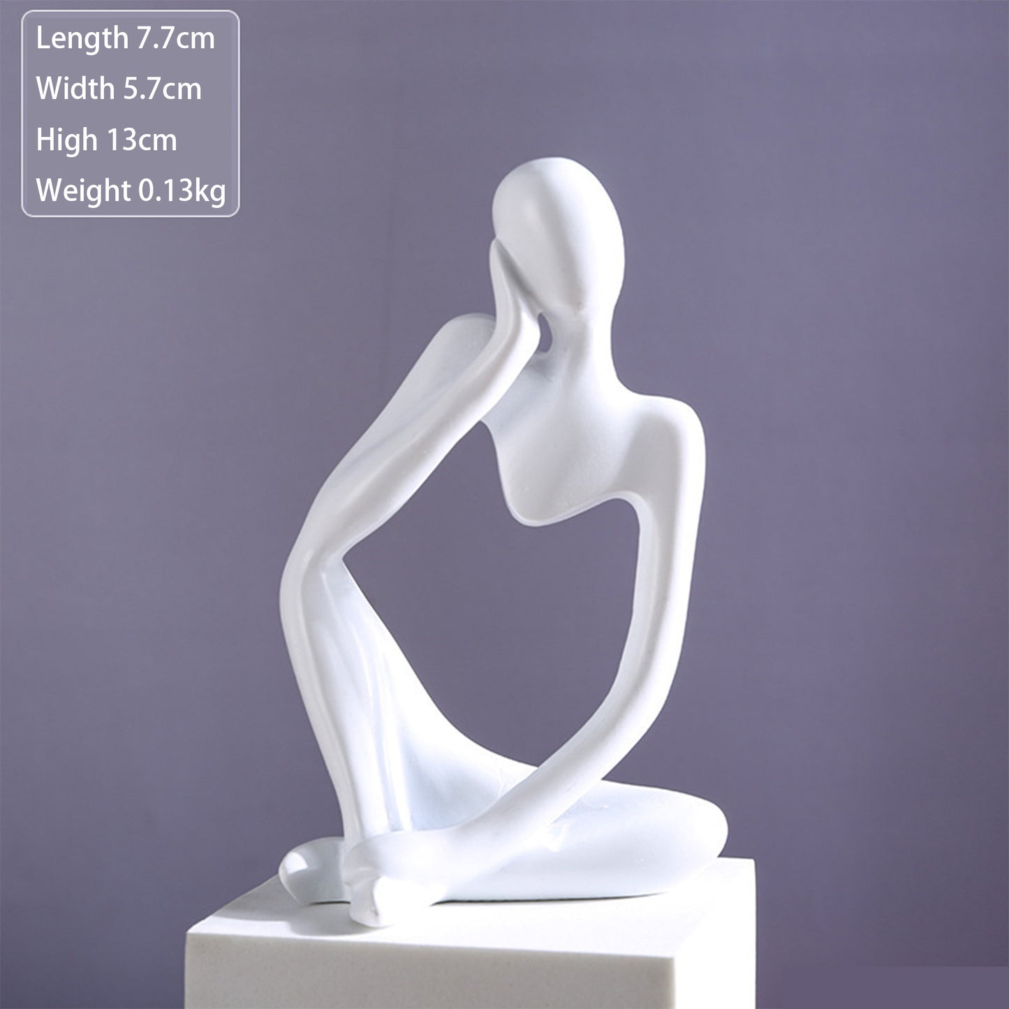 Abstract Human Art Sculpture - Creative Resin Home Decor for Entryway, Living Room, Desk Display