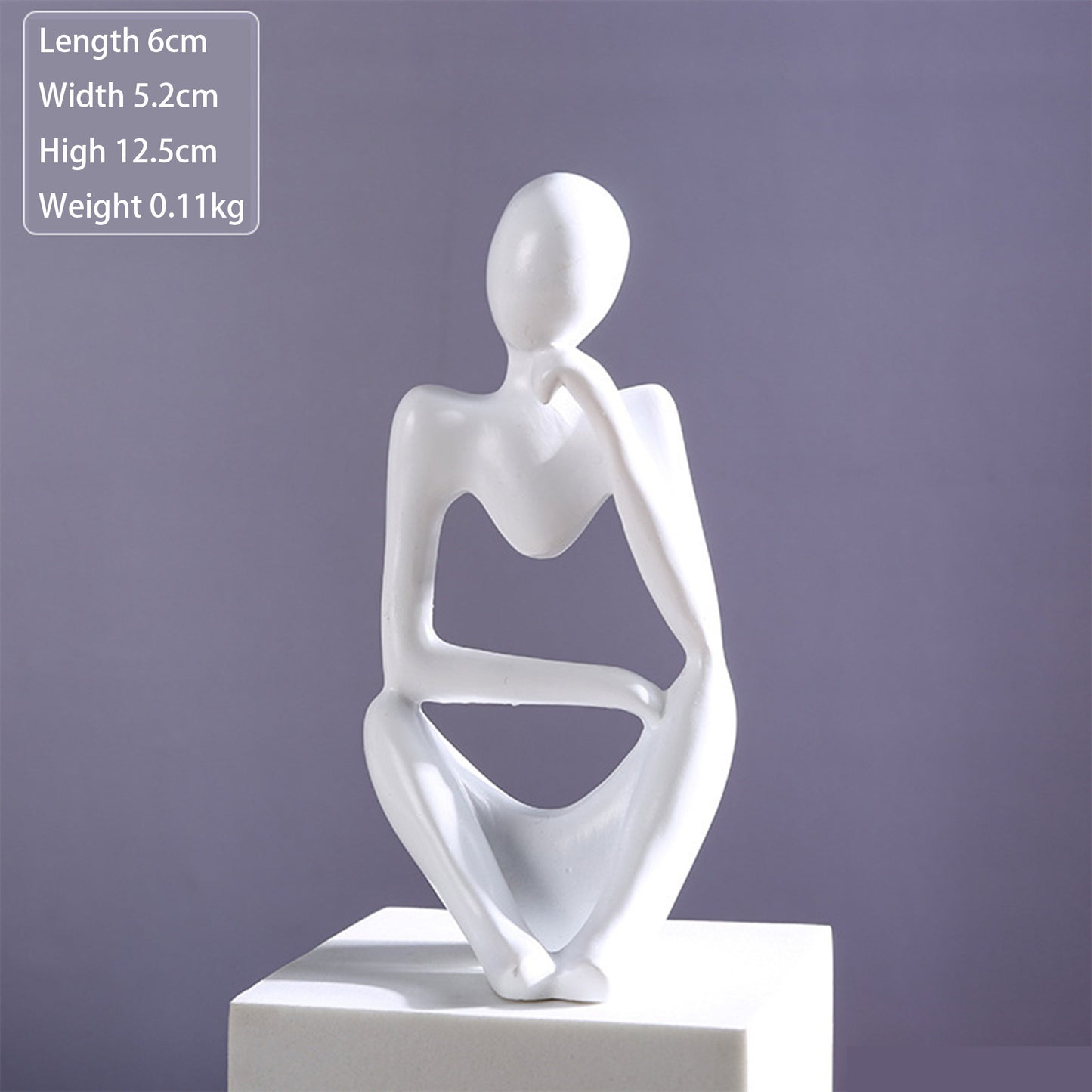 Abstract Human Art Sculpture - Creative Resin Home Decor for Entryway, Living Room, Desk Display