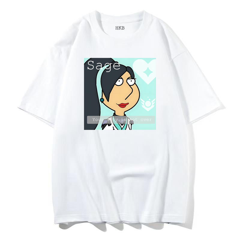 Valorant X Family Guy theme Ovesize T-shirts 96%+ cotton content