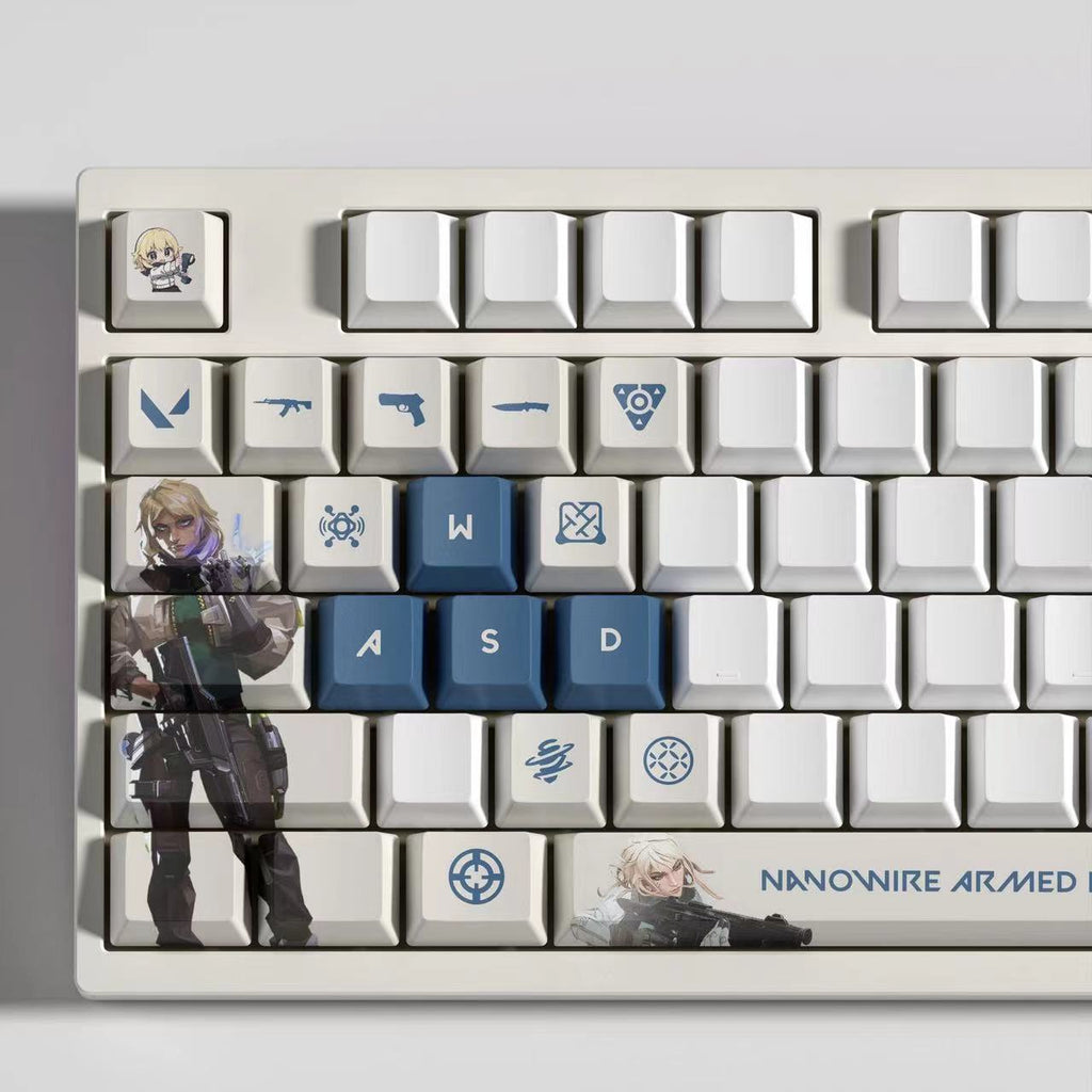 VaLorant Themed Keycaps DEADLOCK Agent Custom Keycap Keyboard Set 29 Keys