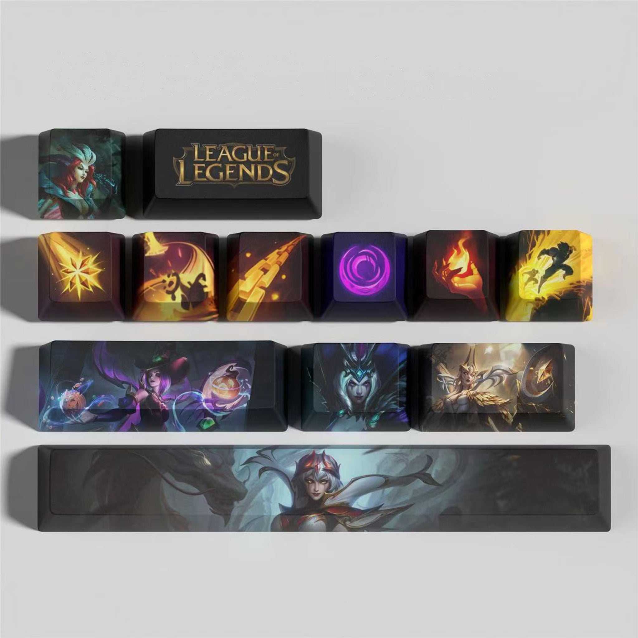 League of Legends Keycaps LEBLANC 12 keycaps set
