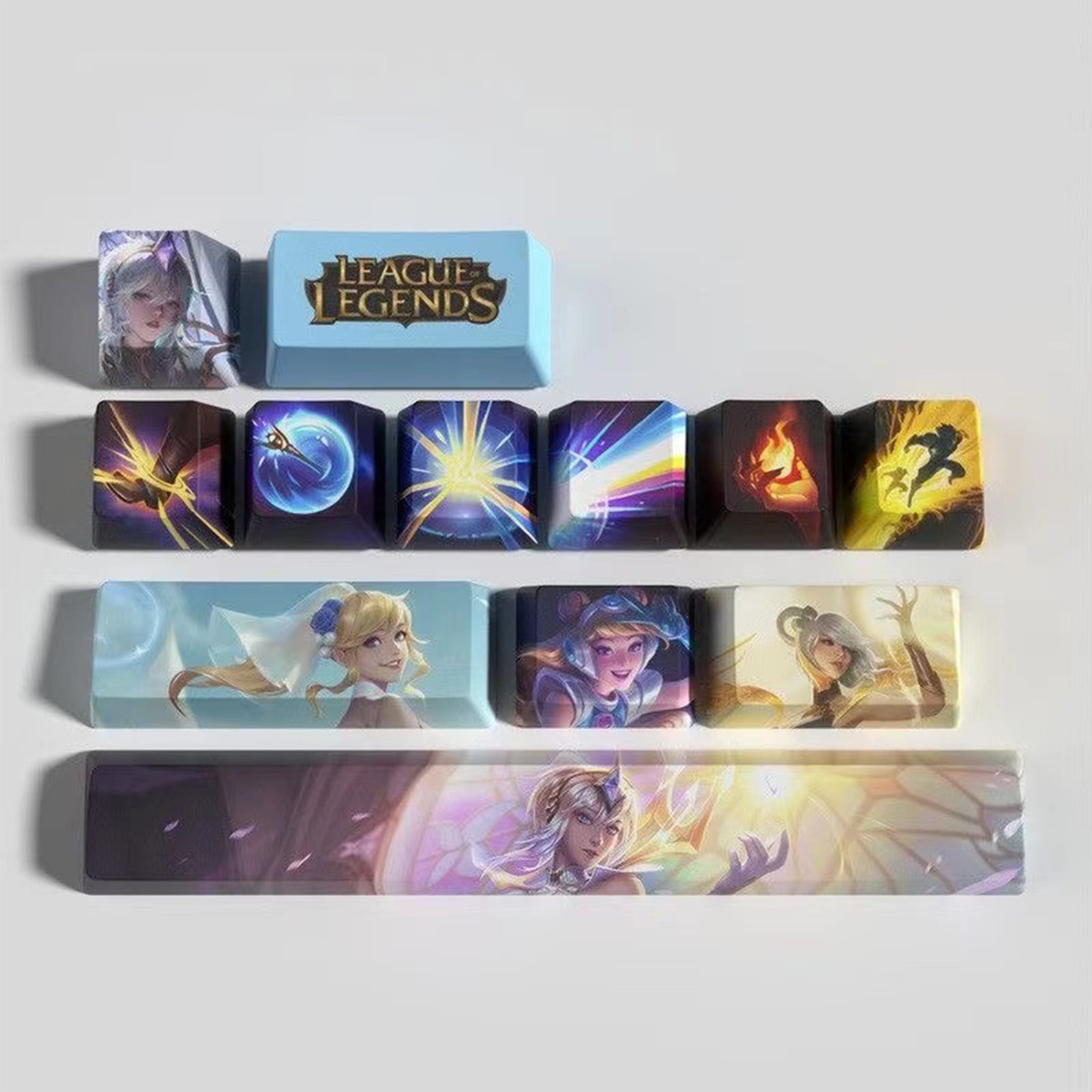 League of Legends Keycaps LUX 12 keycaps set