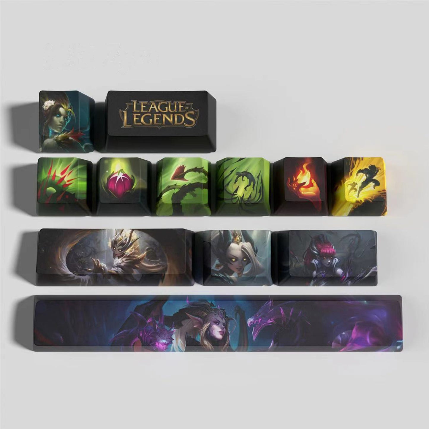 League of Legends Keycaps ZYRA 12 kecaps set