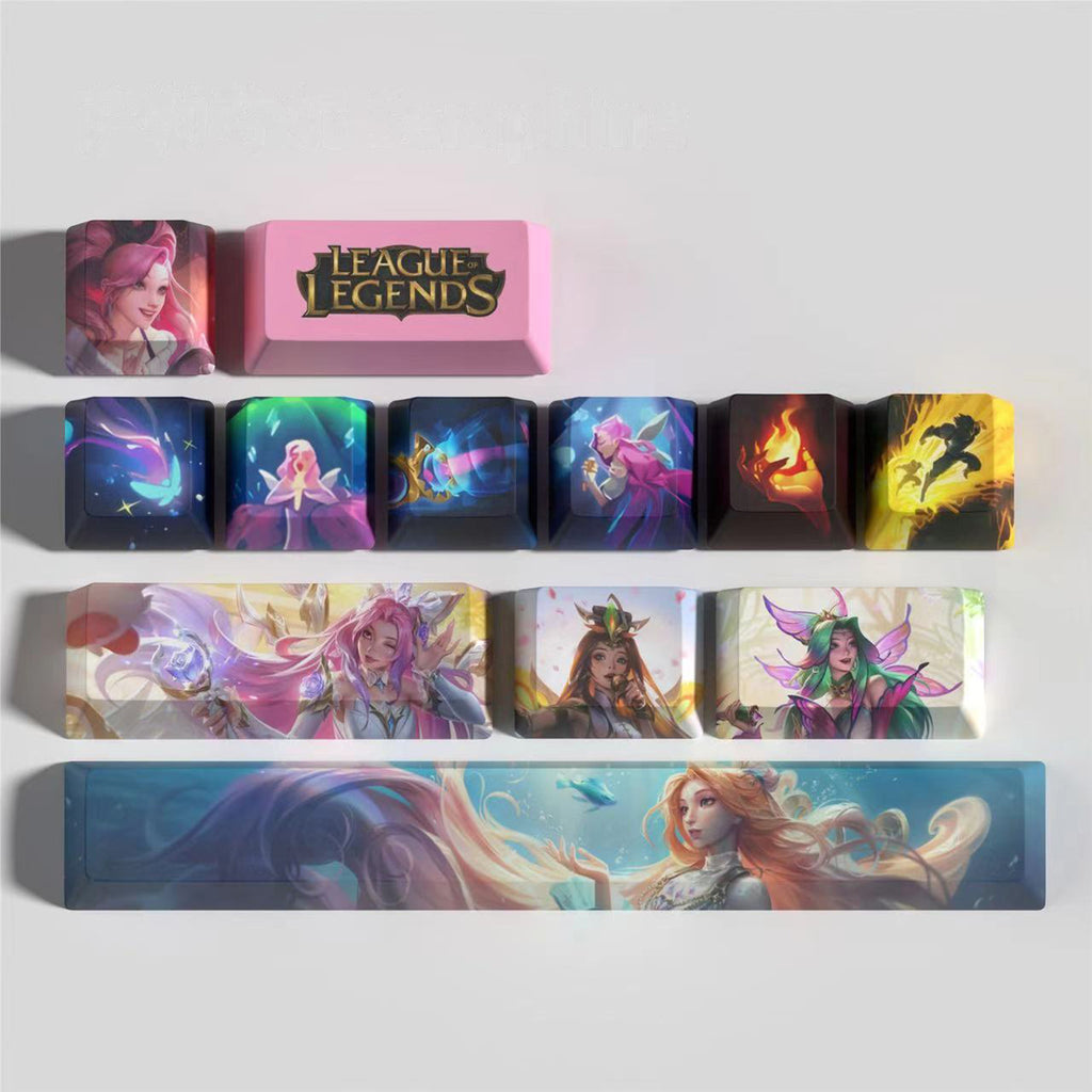 League of Legends  Keycaps SERAPHINE 12 kecaps set