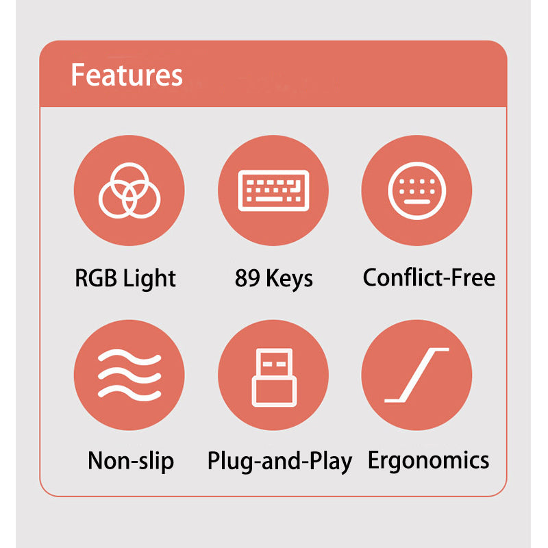 HITKB OEM Gaming Keyboard K89 Mechanical Keyboard