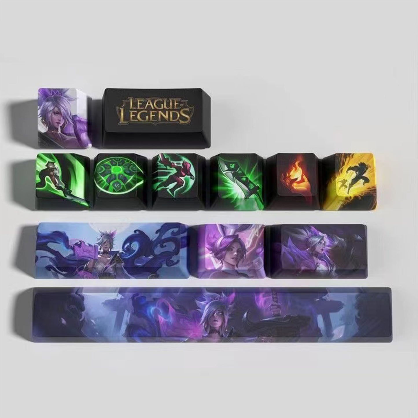 League of Legends keycaps Riven 12 kecaps set