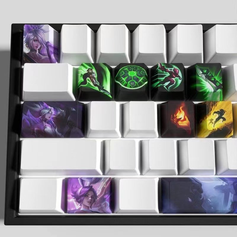 League of Legends keycaps Riven 12 kecaps set