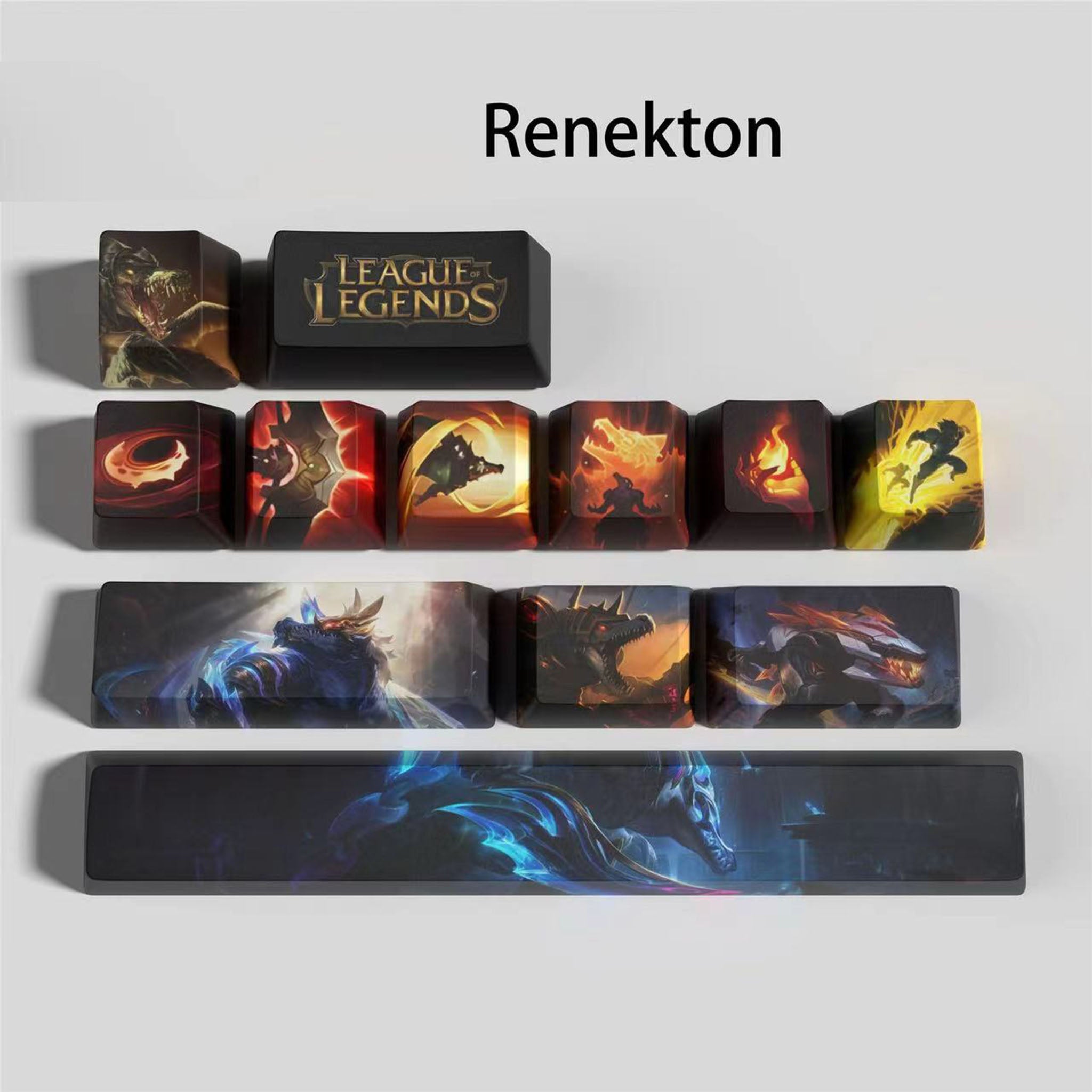 League of Legends Keycaps Renekton 12 keycaps set