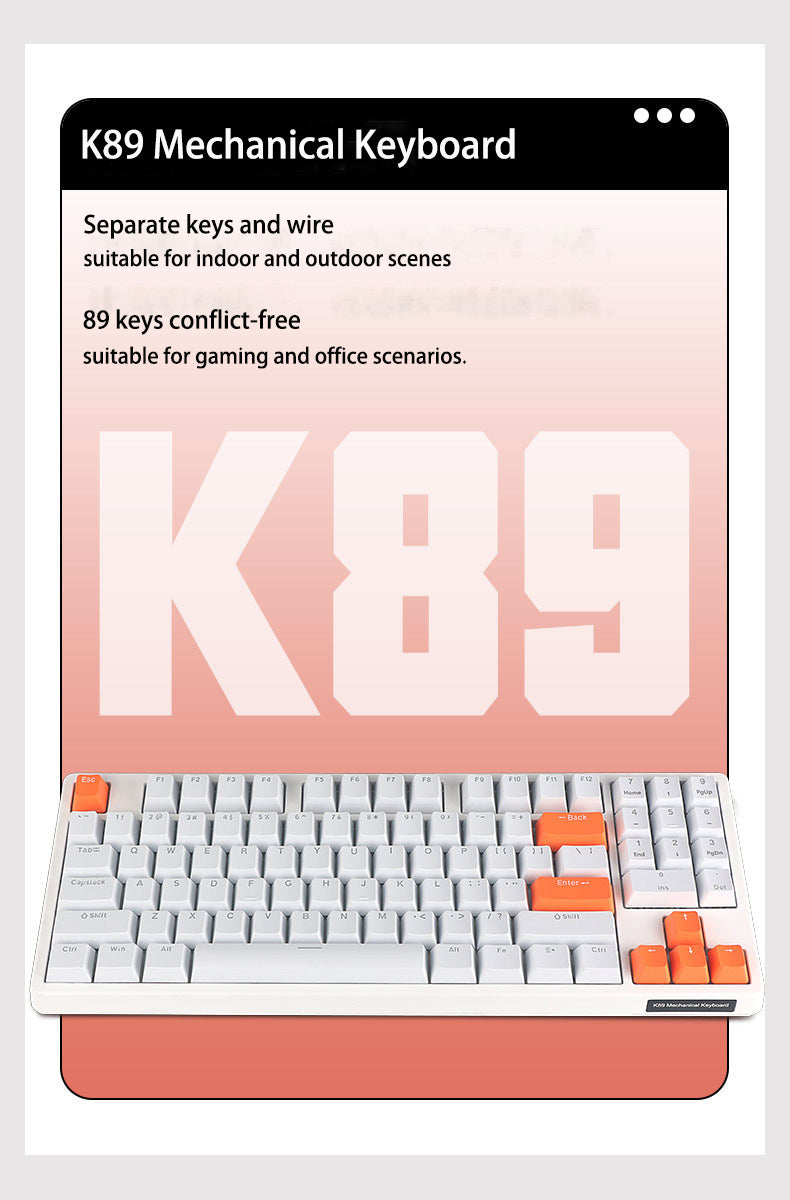 HITKB OEM Gaming Keyboard K89 Mechanical Keyboard
