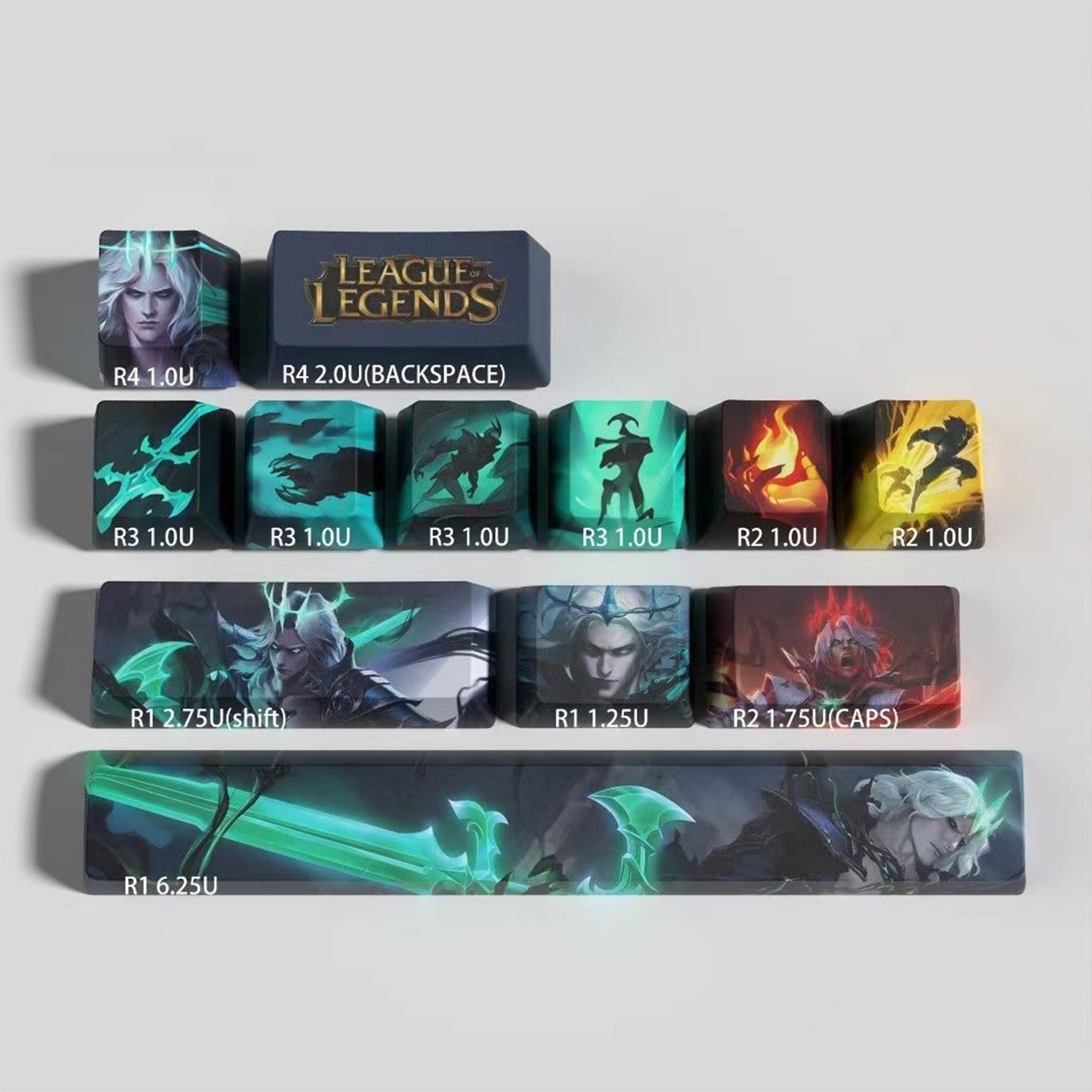League of Legends Keycaps viego 12 kecaps set