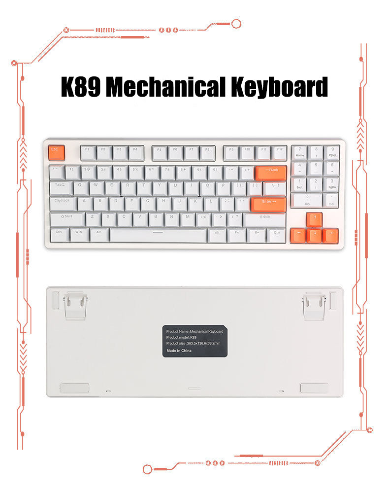 HITKB OEM Gaming Keyboard K89 Mechanical Keyboard