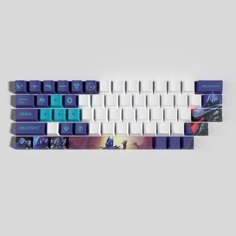 VaLorant Themed Keycaps OMEN Agent Custom Keycap Keyboard Set 29 Keys