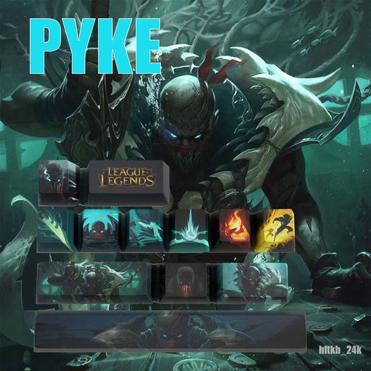 League of Legends Keycaps PYKE 12 kecaps set