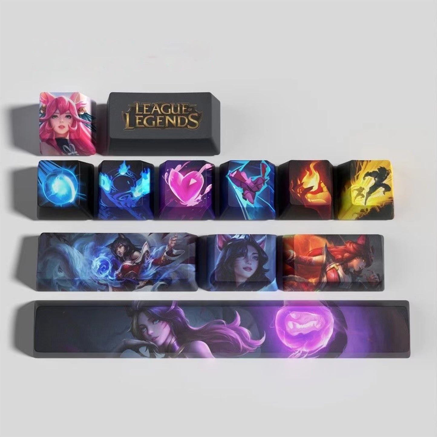 League of Legends Keycaps AHRI 12 keycaps set