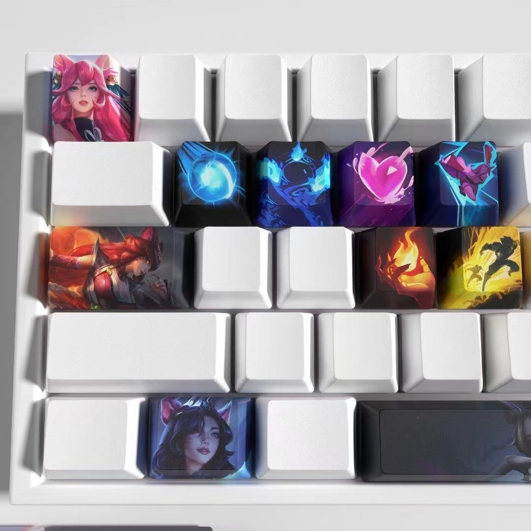 League of Legends Keycaps AHRI 12 keycaps set