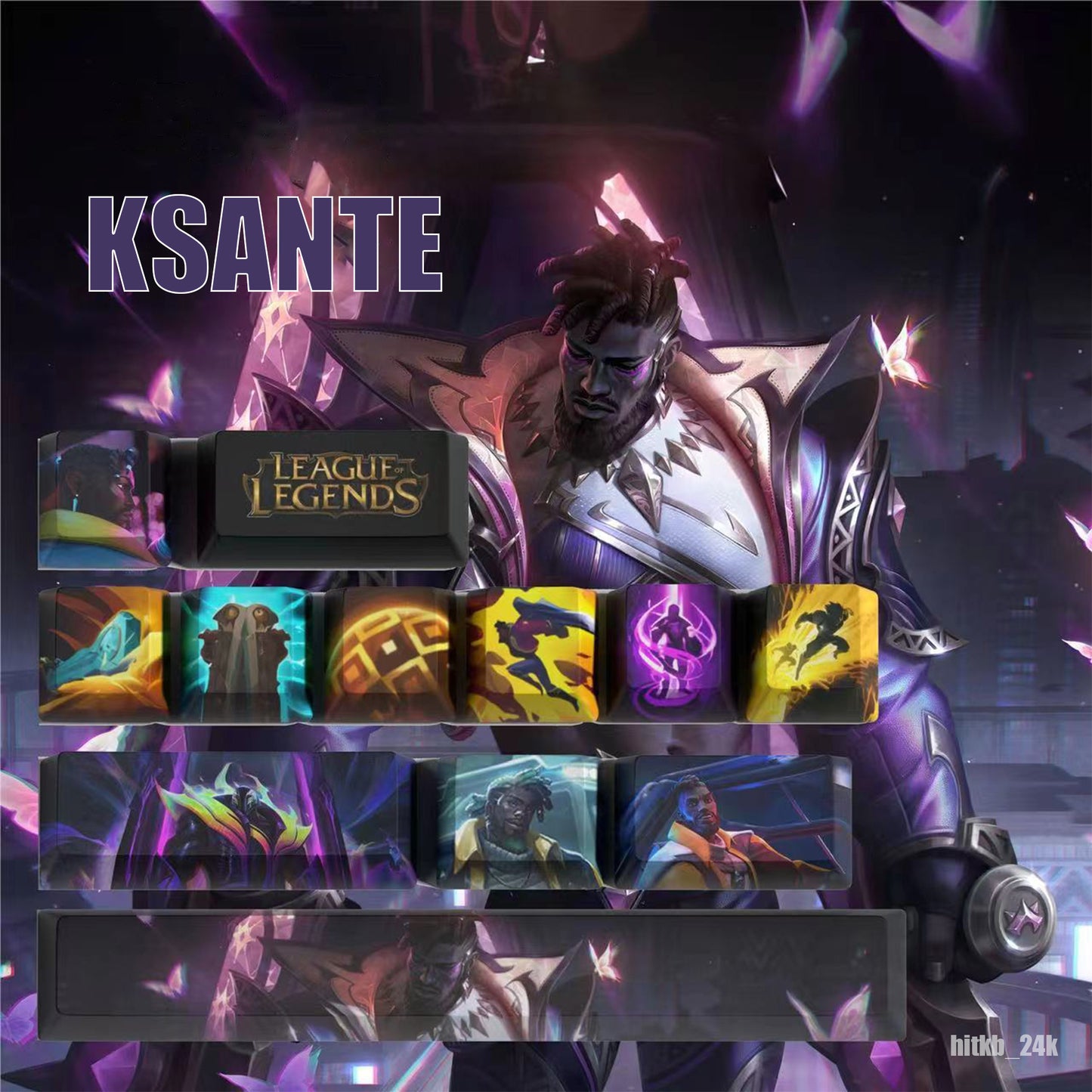 League of Legends Keycaps KSANTE 12 keycaps set