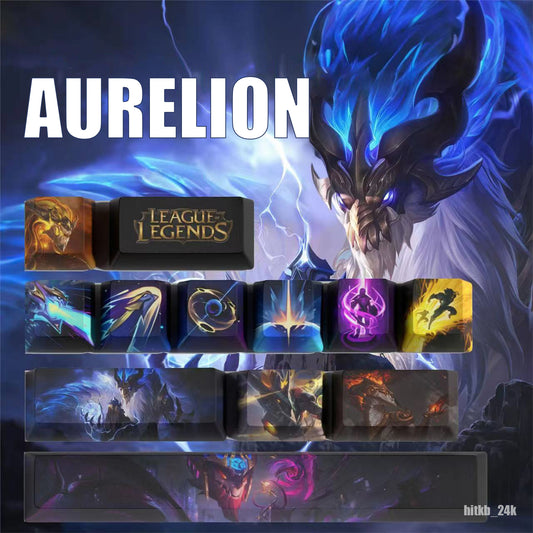 League of Legends Keycaps AURELION 12 keycaps set