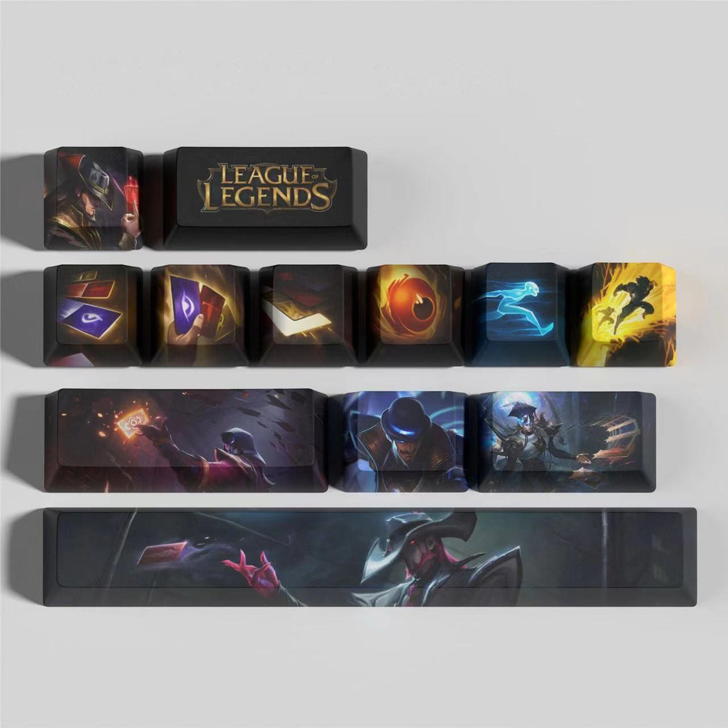 League of Legends Keycaps TWISTED 12 kecaps set