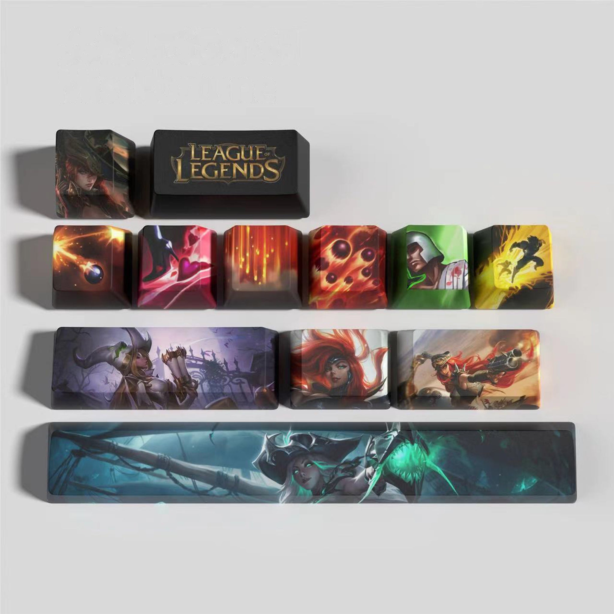 League of Legends Keycaps MISSFORTUNE 12 kecaps set