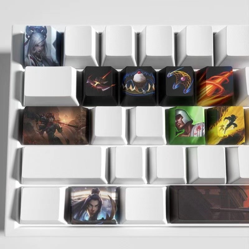 League of Legends Keycaps CAITLYN 12 keycaps set