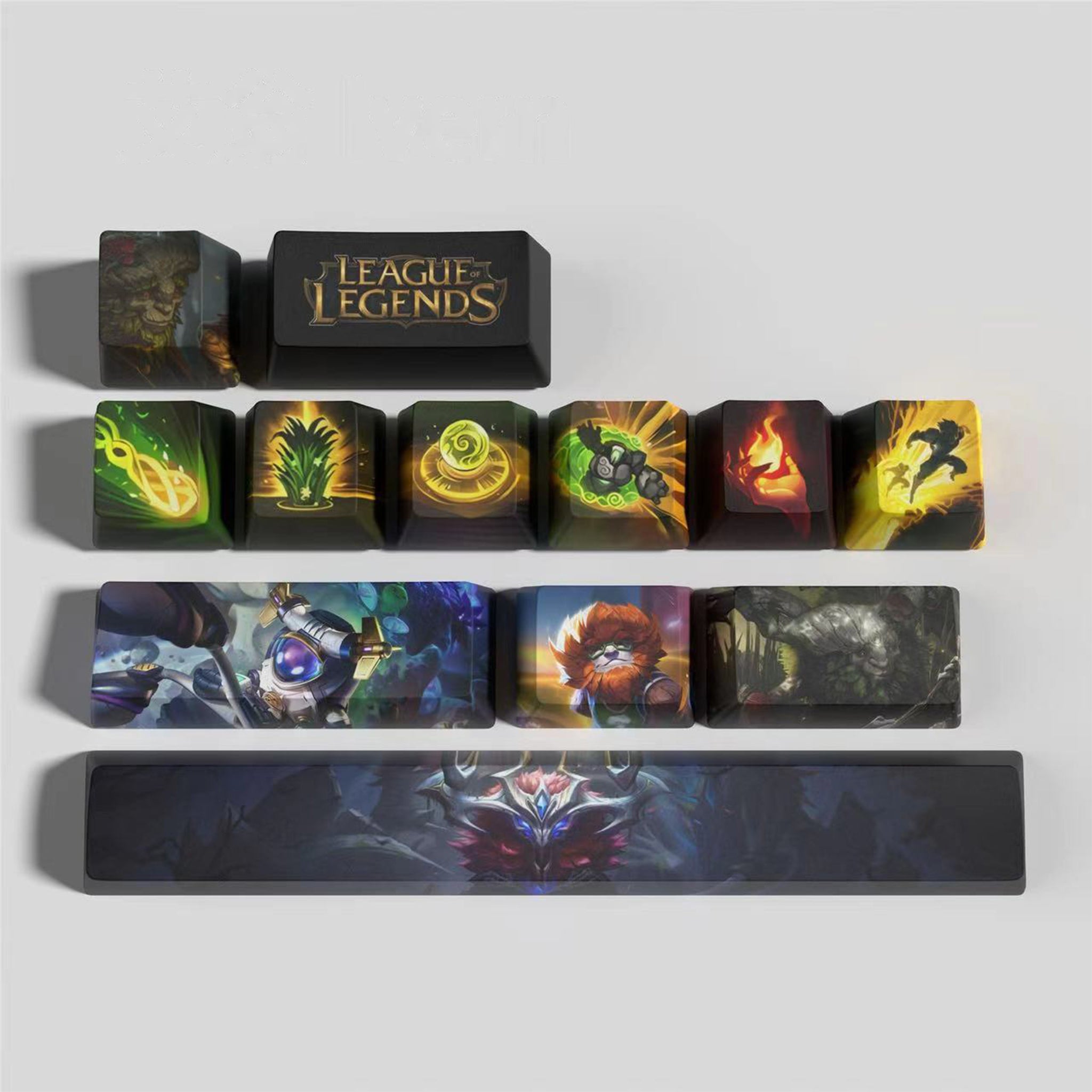 League of Legends Keycaps LVERN 12 keycaps set