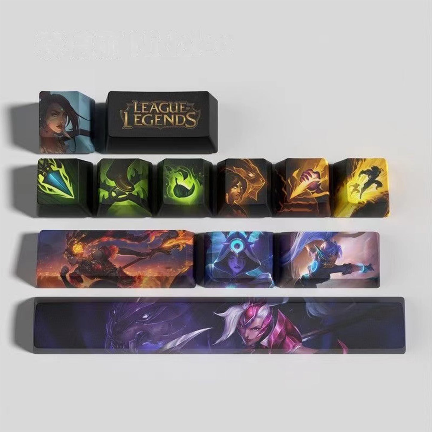 League of Legends Keycaps NIDALEE 12 kecaps set