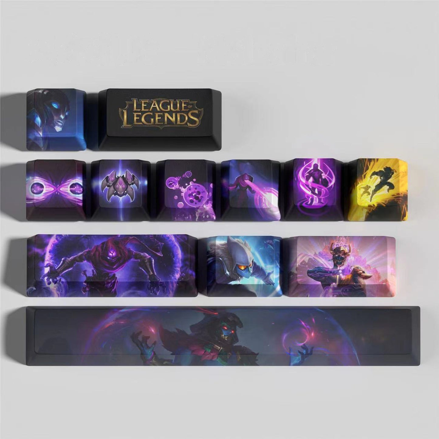 League of Legends Keycaps MALZAHAR 12 kecaps set