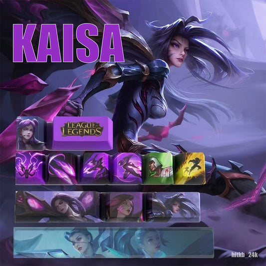 League of Legends Keycaps KAISA 12 keycaps set