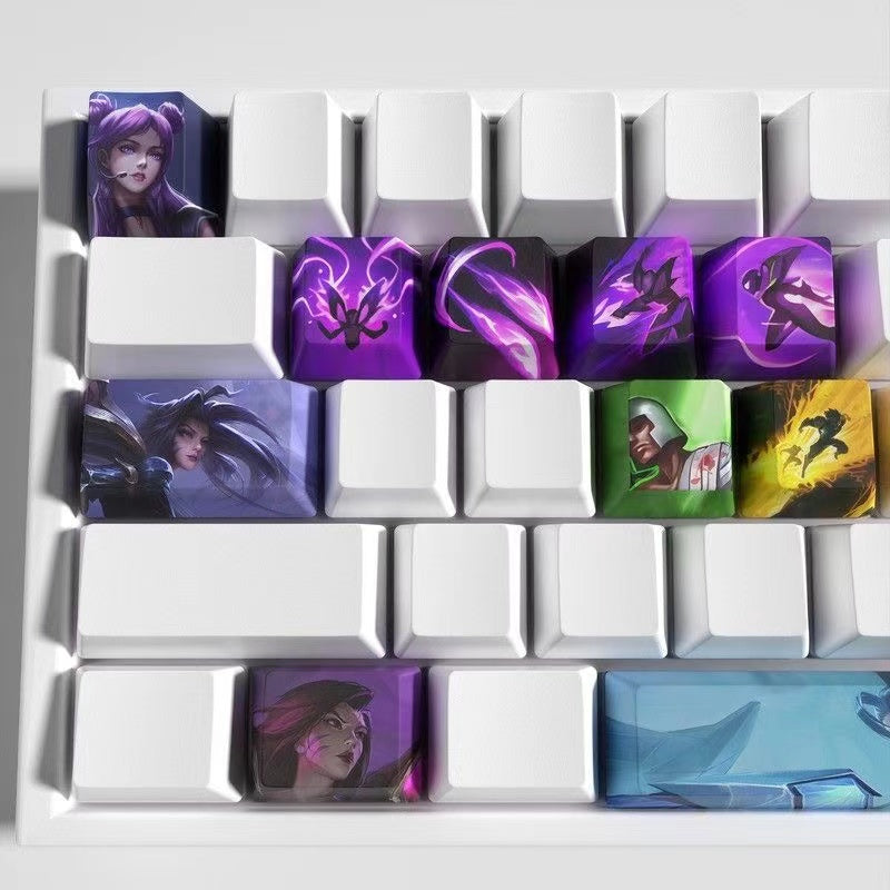 League of Legends Keycaps KAISA 12 keycaps set