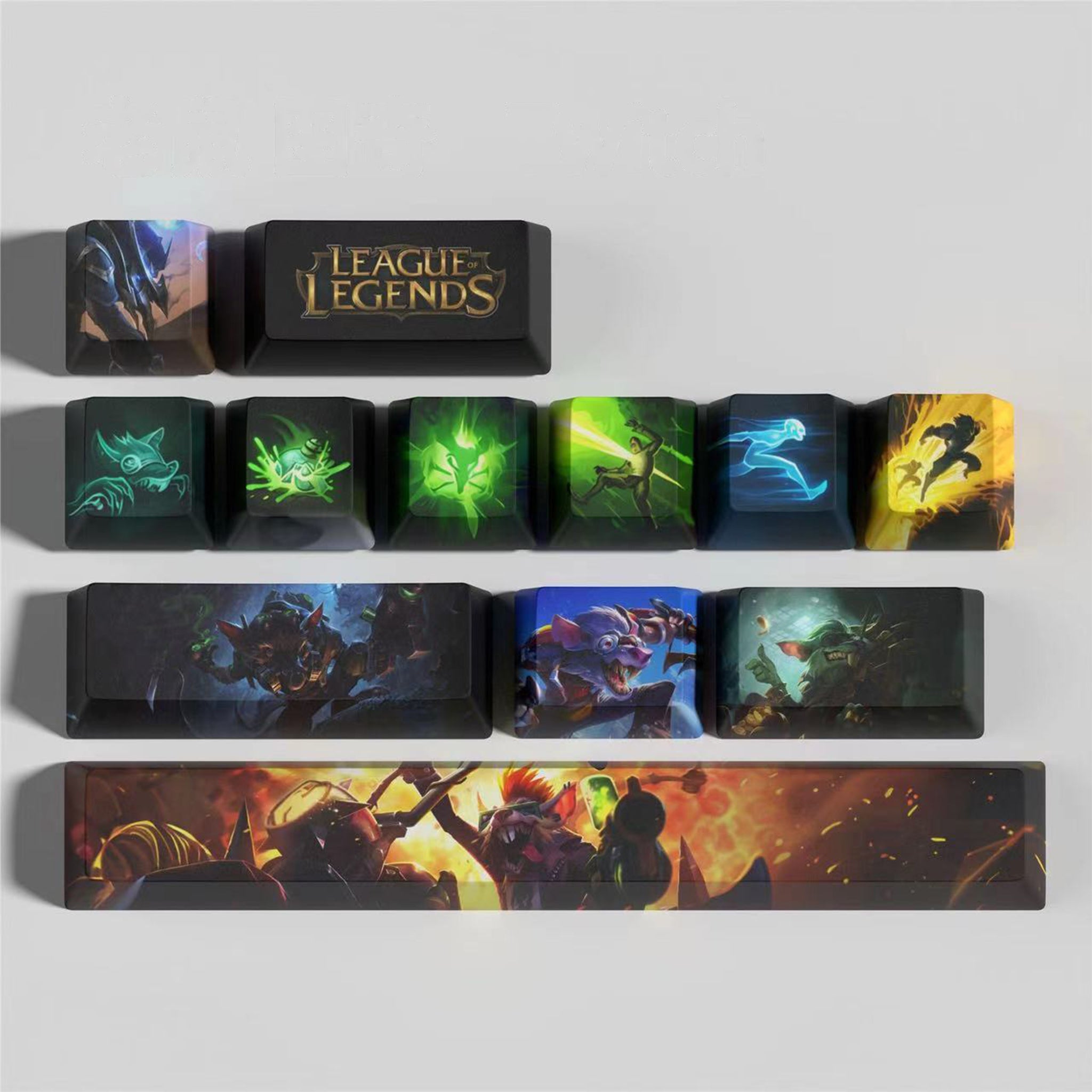 League of Legends Keycaps TWITCH 12 kecaps set