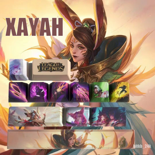 League of Legends Keycaps XAYAH 12 kecaps set