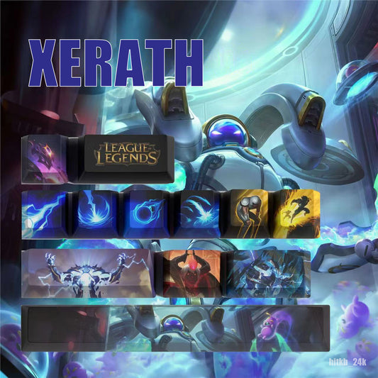 League of Legends Keycaps XERATH 12 kecaps set