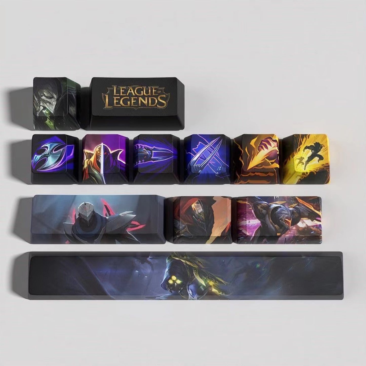 League of Legends Keycaps ZED 12 kecaps set