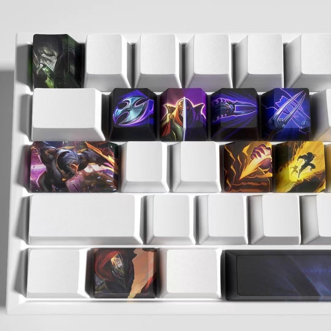 League of Legends Keycaps ZED 12 kecaps set