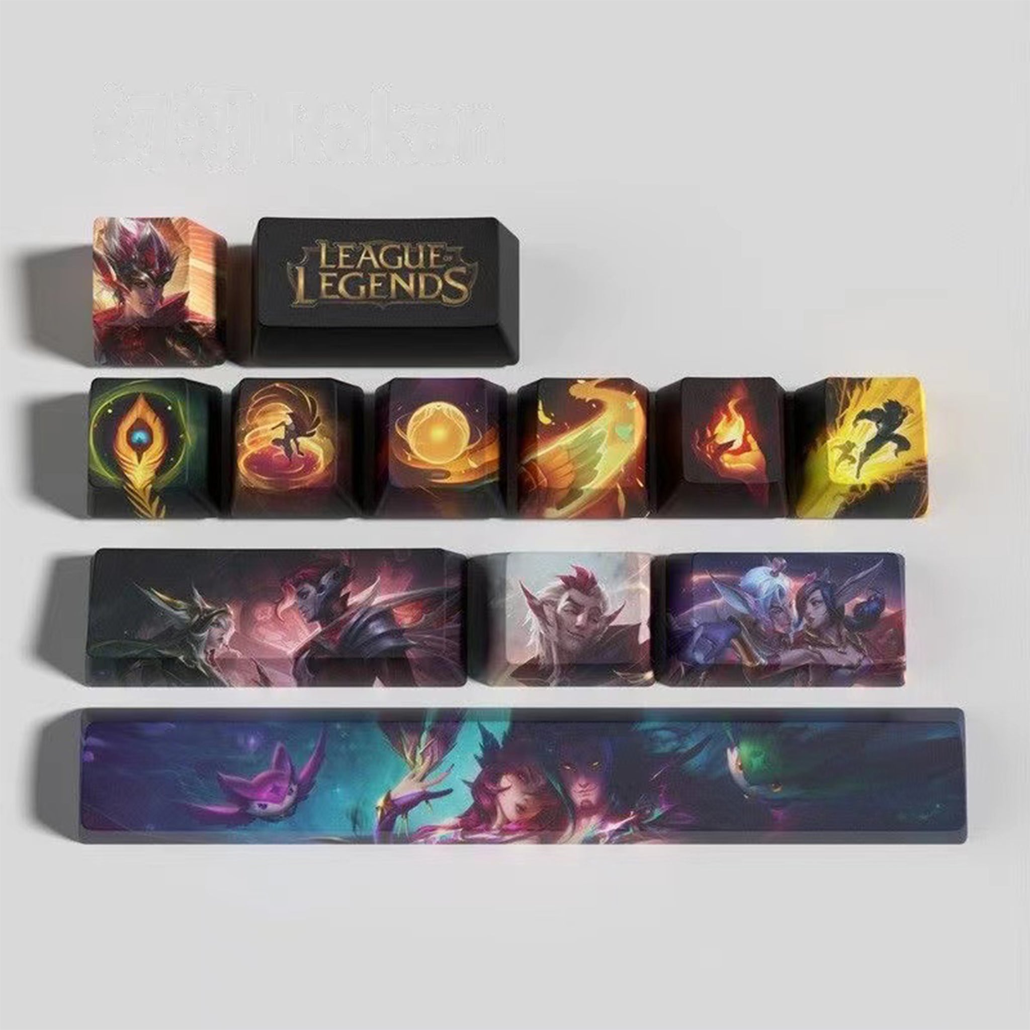 League of Legends Keycaps RAKAN 12 kecaps set