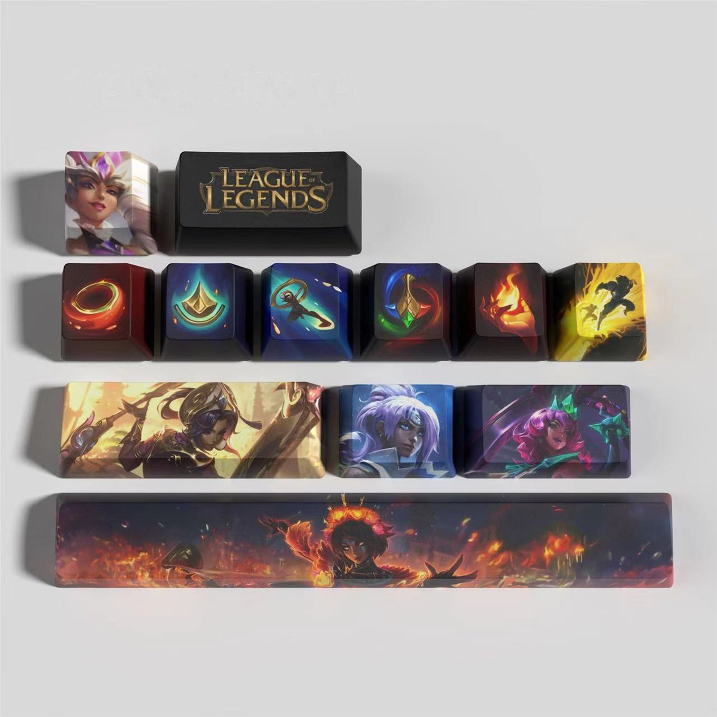 League of Legends Keycaps QIYANA 12 kecaps set