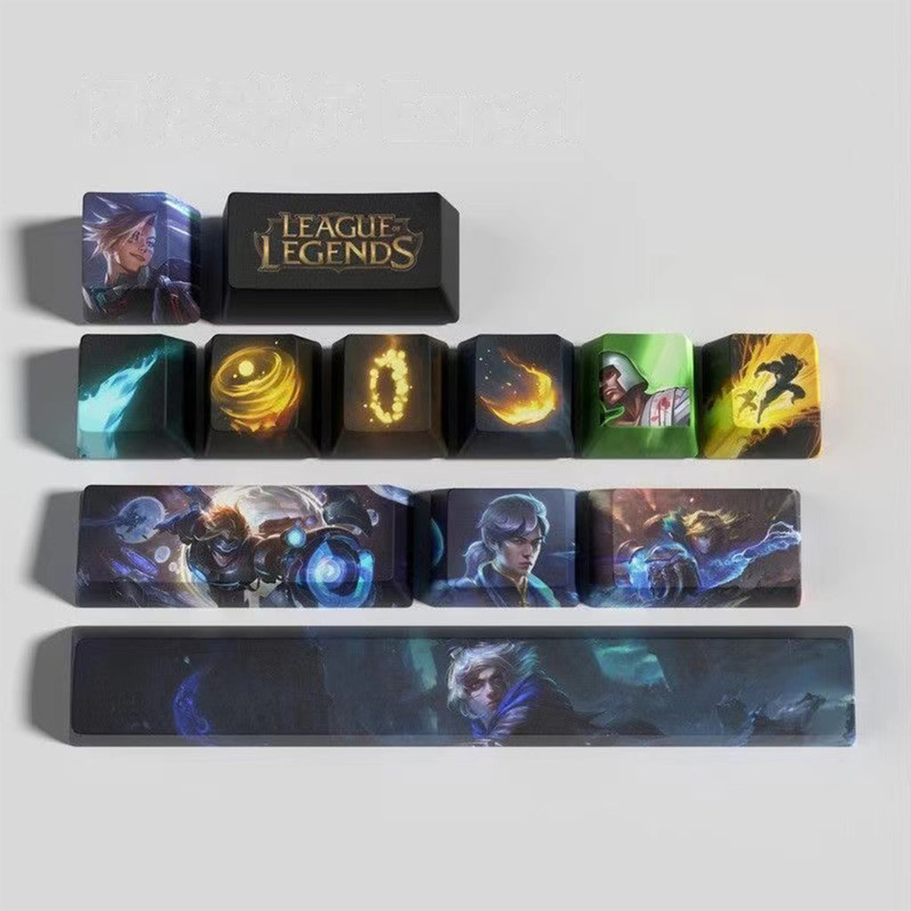 League of Legends Keycaps EZREAL 12 keycaps set