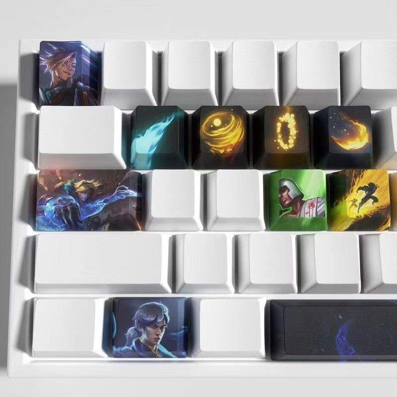 League of Legends Keycaps EZREAL 12 keycaps set