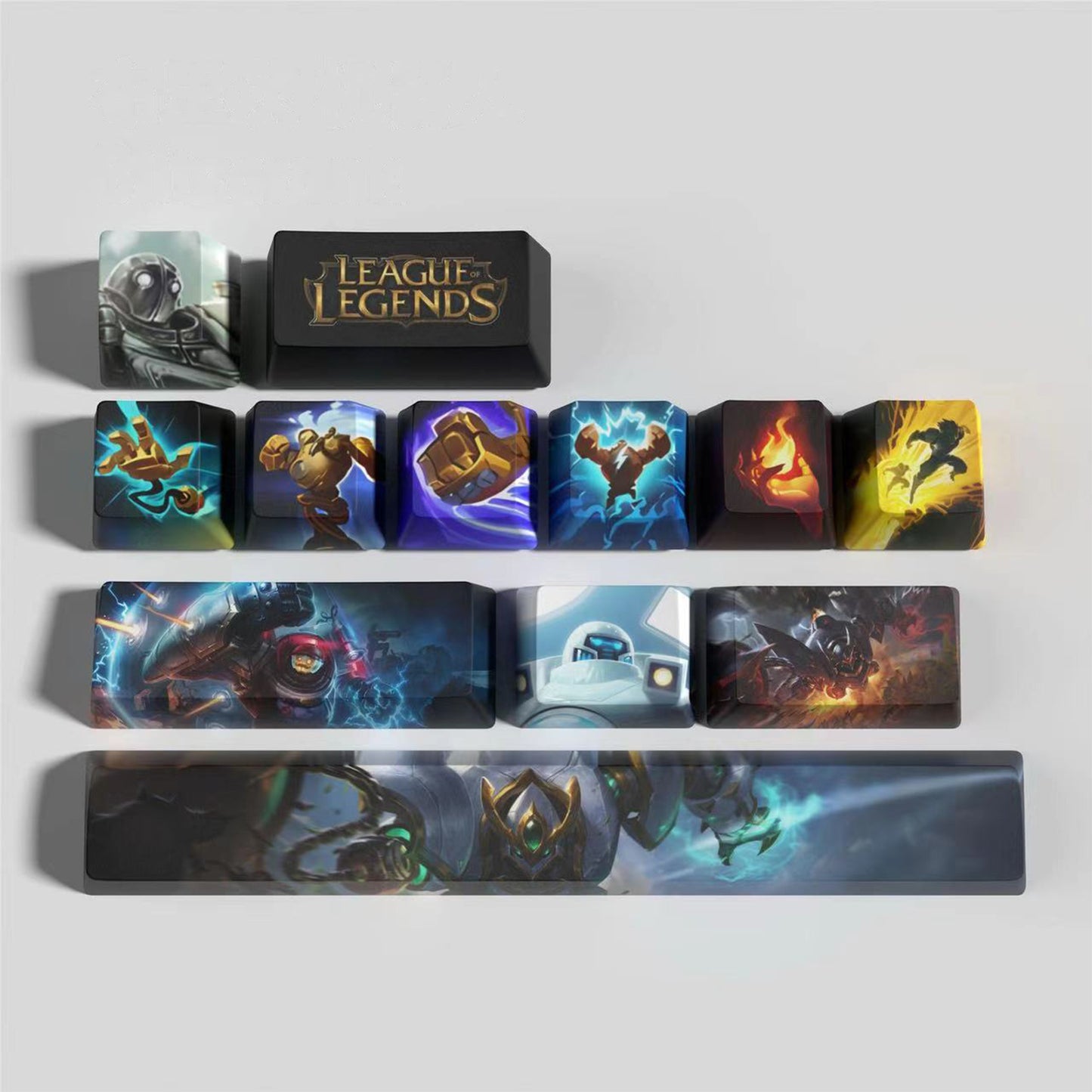 League of Legends Keycaps BLIZCRANK 12 keycaps set