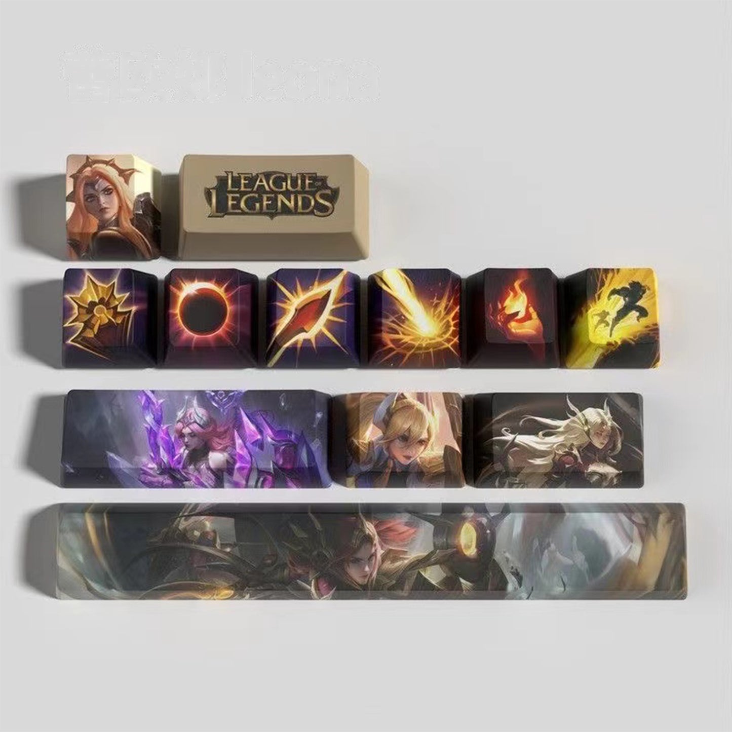 League of Legends Keycaps LEONA 12 keycaps set