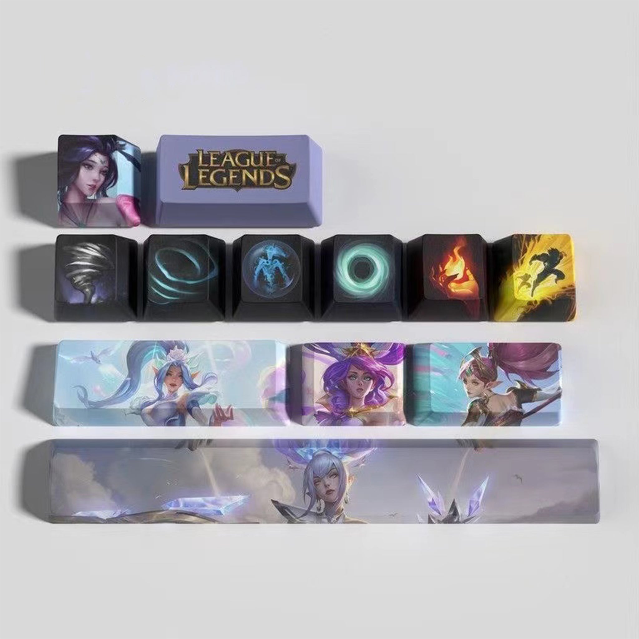 League of Legends Keycaps JANNA 12 keycaps set