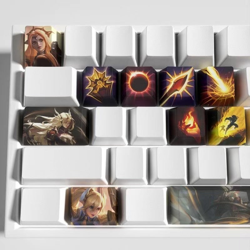 League of Legends Keycaps LEONA 12 keycaps set