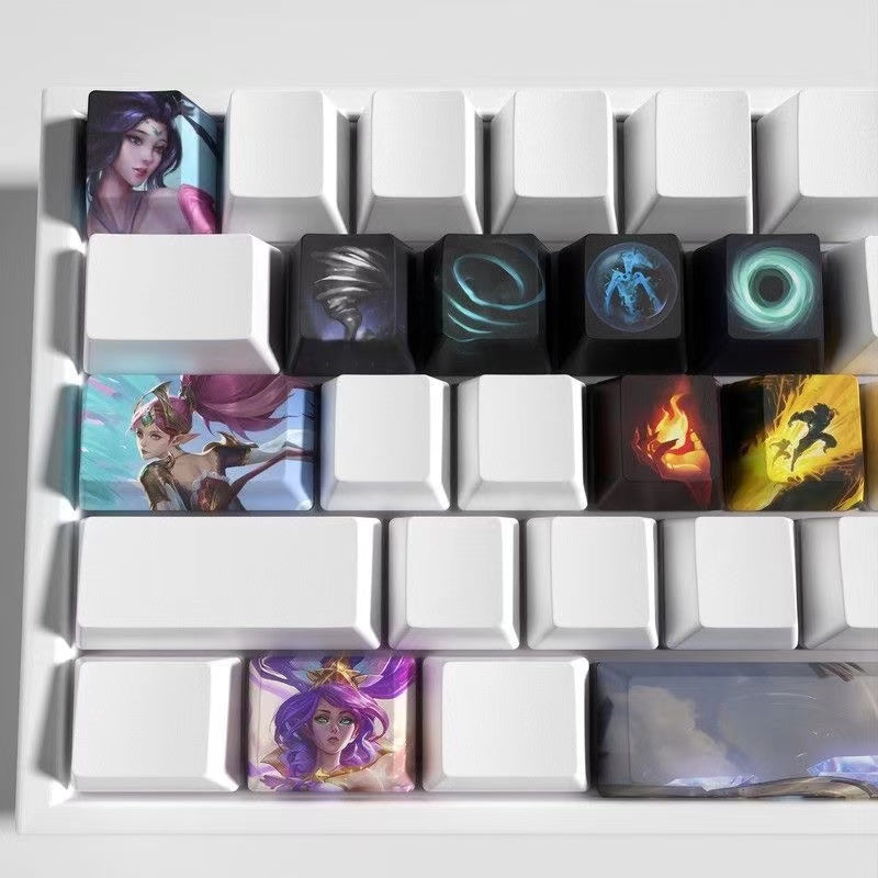 League of Legends Keycaps JANNA 12 keycaps set